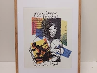 Herman brood "mick jagger" rolling stones , 1993 - afbeelding 1 van  4