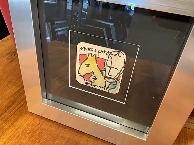 Herman brood origineel bierviltje “mooi paard” - afbeelding 2 van  4