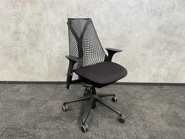 Herman miller sayl - ergonomische bureaustoel zwart - afbeelding 1 van  9