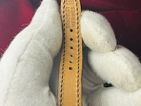 Hermès dames padlock horloge - goldplated kelly model - afbeelding 4 van  12