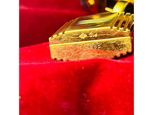 Hermès dames padlock horloge - goldplated kelly model - afbeelding 7 van  12