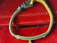 Hermès dames padlock horloge - goldplated kelly model - afbeelding 12 van  12