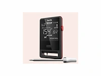 Herqs pin pro bbq thermometer vleesthermometer incl. 2 draadloze sondes barbecue thermometer met app tot 500c - afbeelding 1 van  2