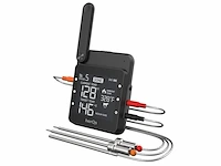 Herqs professional bbq thermometer vleesthermometer met app wifi bluetooth maximaal 6 sondes - afbeelding 1 van  4