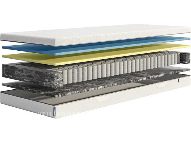 Het emma dynamic matras, 180 x 200 cm, pocketvering matrassen, dynamische matraskern, bouwjaar 2023 - afbeelding 3 van  4