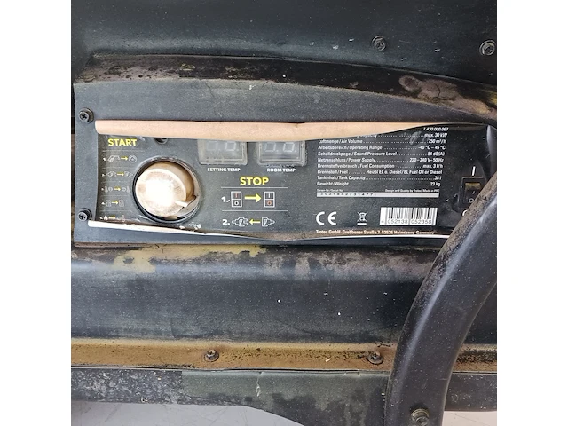 Heteluchtkanon diesel, gmbh, trotec - afbeelding 4 van  8