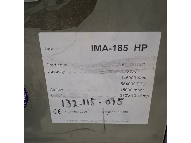 Heteluchtkanon, thermobile, ima-185 r - afbeelding 12 van  13