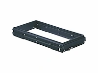 Hettich 1084125 systema top 2000 ophangmappen voor kastwandenbuitenbreedte 10321204 mm kastdiepte 360 mm staal zwart/zilver - afbeelding 2 van  5