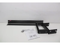 Hettich 1084125 systema top 2000 ophangmappen voor kastwandenbuitenbreedte 10321204 mm kastdiepte 360 mm staal zwart/zilver - afbeelding 4 van  5