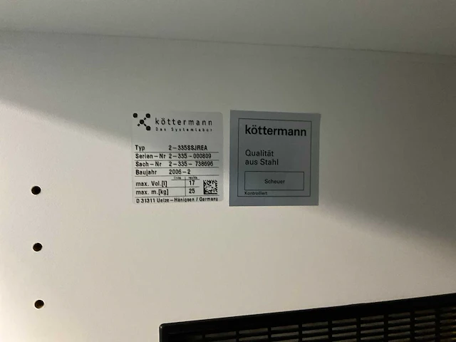 Hettich/ denios/ kottermann veiligheidskasten/ koelers - afbeelding 20 van  21