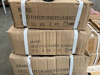 Hexagon dumbbell set - 2.5-15kg (5x) - afbeelding 2 van  4