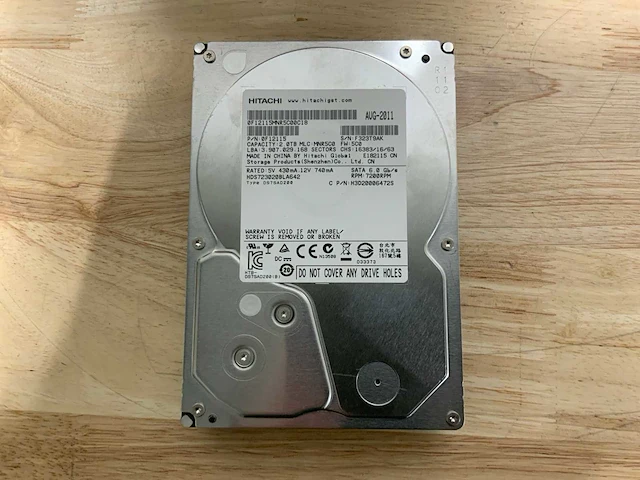 Hgst 3,5’’ sata interne hdd 2000gb (10x) - afbeelding 2 van  4