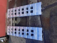 Hh - aluminium oprijplank - oprijplaat - 1,60 mtr - 11 ton (2x) - afbeelding 1 van  1