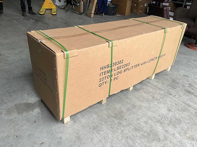 Hh - houtklover 22 ton - verticale kloofmachine - afbeelding 3 van  13