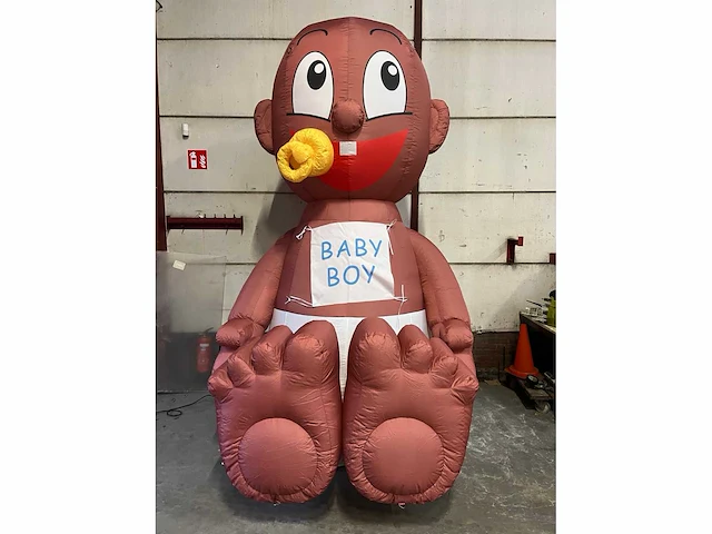 Hh - opblaasbare baby classic - kiddy ride - afbeelding 3 van  4