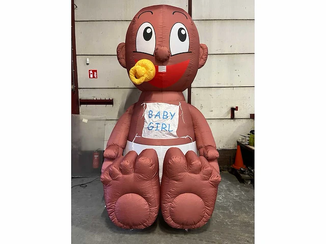 Hh - opblaasbare baby classic - kiddy ride - afbeelding 4 van  4