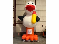 Hh - opblaasbare ooievaar - kiddy ride - afbeelding 3 van  4
