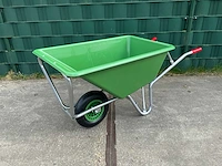 Hh - poly 160 liter 1 wiel - kruiwagen - afbeelding 1 van  23