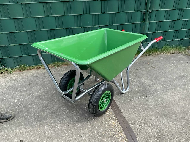 Hh - poly 160 liter 2 wielen - kruiwagen - afbeelding 1 van  18