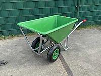 Hh - poly 160 liter 2 wielen - kruiwagen - afbeelding 1 van  18
