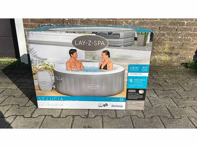 Hh bestway lay-z-spa - lucia - bubbelbad jacuzzi whirlpool - afbeelding 1 van  6