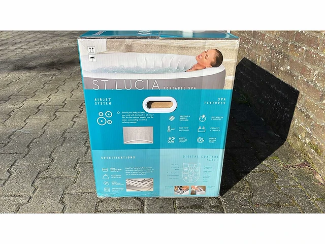 Hh bestway lay-z-spa - lucia - bubbelbad jacuzzi whirlpool - afbeelding 2 van  6