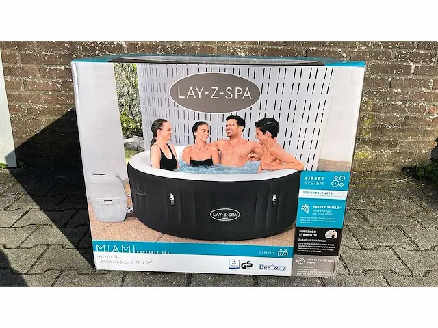 Hh bestway lay-z-spa - miami - bubbelbad jacuzzi whirlpool - afbeelding 2 van  8