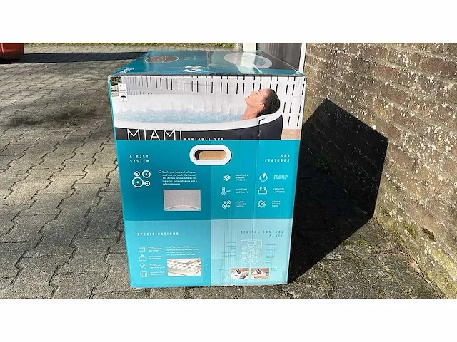 Hh bestway lay-z-spa - miami - bubbelbad jacuzzi whirlpool - afbeelding 5 van  8