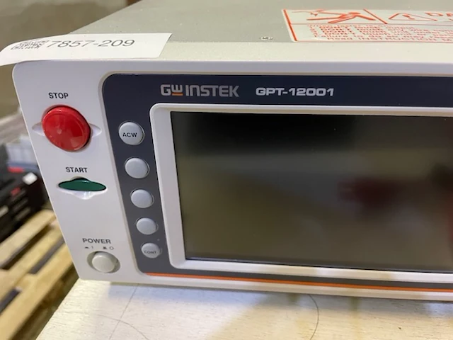 Hi pot tester gw instek, gpt-12001 - afbeelding 3 van  9