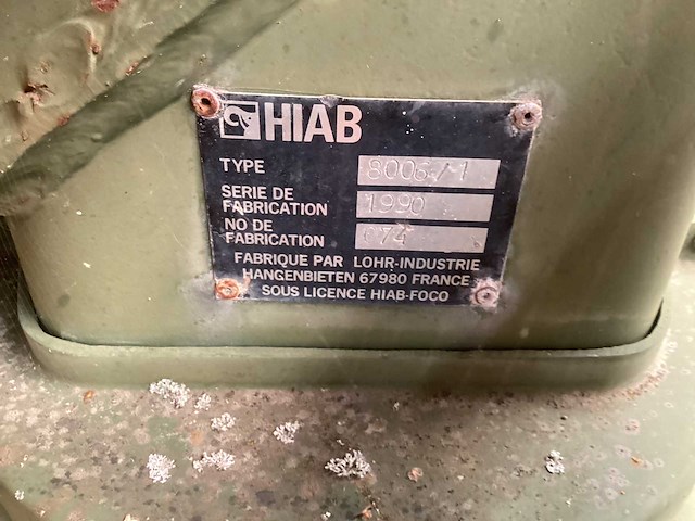 Hiab 8006-1 laadkraan - afbeelding 8 van  8