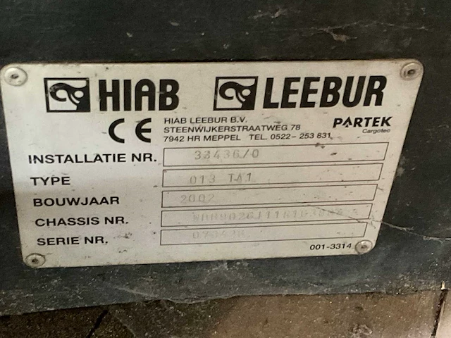 Hiab autolaadkraan onderdelen - afbeelding 4 van  5