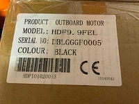 Hidea 9.9 pk buitenboordmotor met afstands bediening - afbeelding 4 van  5