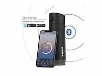 Hidrate spark chug slimme waterfles roestvrij staal 620ml led verlichting zwart - afbeelding 3 van  4