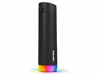 Hidrate spark straw slimme waterfles staal 500ml led verlichting zwart - afbeelding 1 van  1