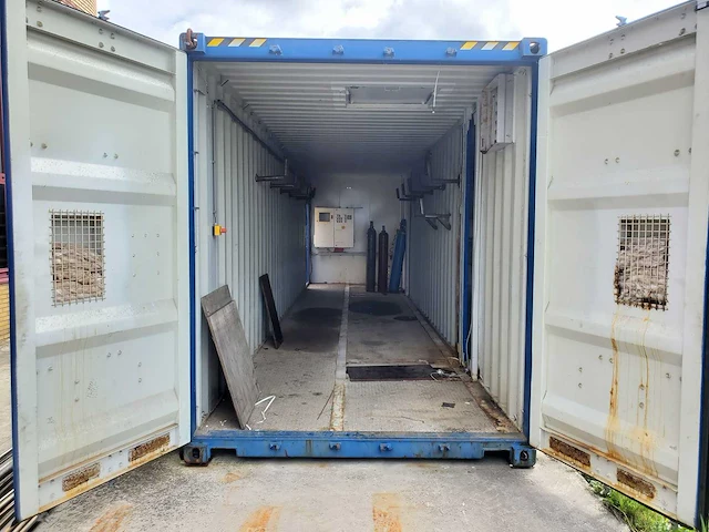 High cube - 40ft werkplaatscontainer met dubbele deuren en afgesloten ruimte - afbeelding 5 van  29