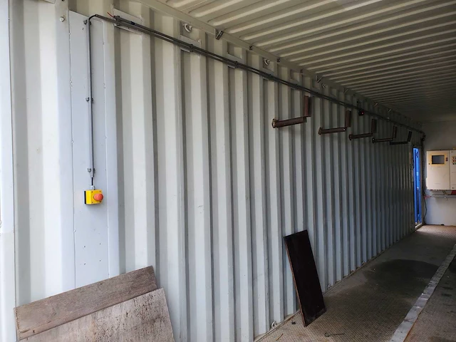 High cube - 40ft werkplaatscontainer met dubbele deuren en afgesloten ruimte - afbeelding 6 van  29