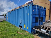 High cube - 40ft werkplaatscontainer met dubbele deuren en afgesloten ruimte - afbeelding 1 van  29