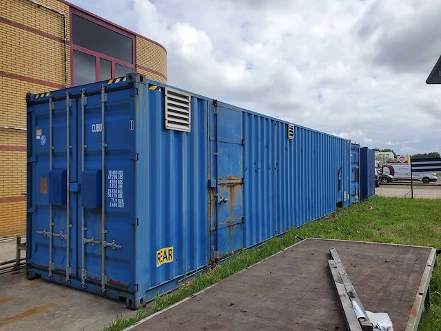 High cube - 40ft werkplaatscontainer met dubbele deuren en afgesloten ruimte - afbeelding 15 van  29