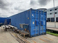 High cube - 40ft werkplaatscontainer met dubbele deuren en afgesloten ruimte - afbeelding 22 van  29