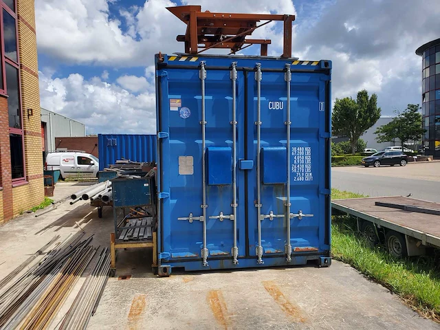 High cube - 40ft werkplaatscontainer met dubbele deuren en afgesloten ruimte - afbeelding 23 van  29