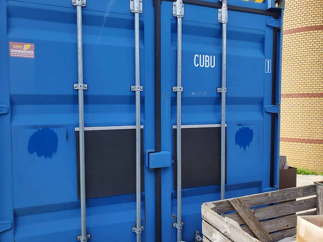 High cube - 40ft werkplaatscontainer met dubbele deuren en afgesloten ruimte - afbeelding 27 van  29