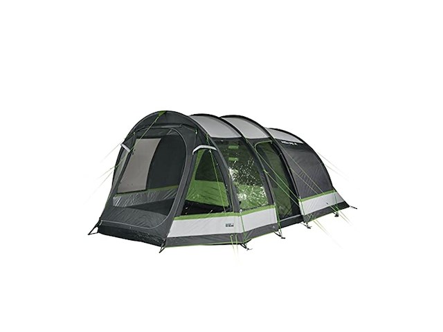 High peak tunneltent bozen 6.0 6 persoons verduisterde binnentent grijs - afbeelding 2 van  2