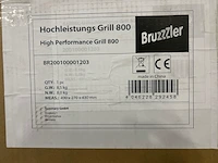 High perfomance grill 800 + 2 x brikettenstarter bruzzler, br2001000001203 - afbeelding 3 van  4
