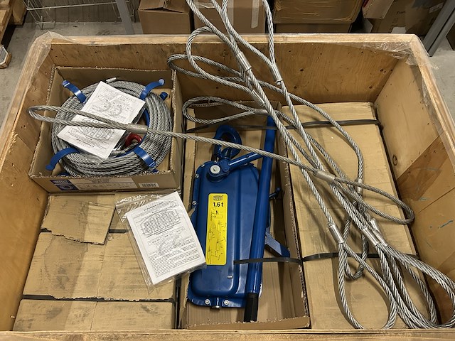 Hijskabel met haspel 30,00/1,6t - 20m brano - afbeelding 1 van  5