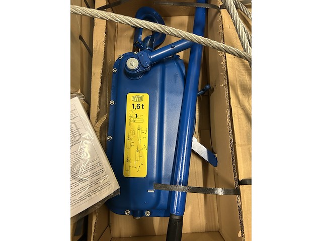 Hijskabel met haspel 30,00/1,6t - 20m brano - afbeelding 2 van  5