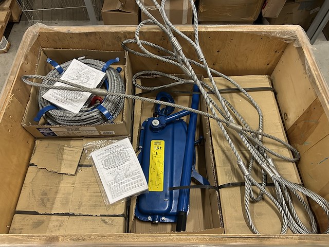 Hijskabel met haspel 30,00/1,6t - 20m brano - afbeelding 1 van  6