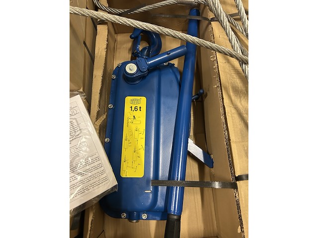 Hijskabel met haspel 30,00/1,6t - 20m brano - afbeelding 2 van  6