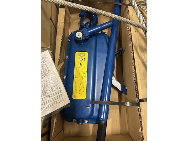 Hijskabel met haspel 30,00/1,6t - 20m brano - afbeelding 2 van  6