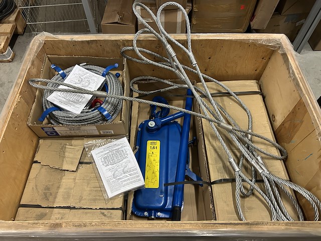 Hijskabel met haspel 30,00/1,6t - 20m brano - afbeelding 1 van  6