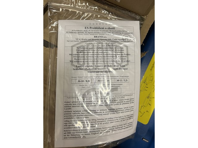 Hijskabel met haspel 30,00/1,6t - 20m brano - afbeelding 6 van  6